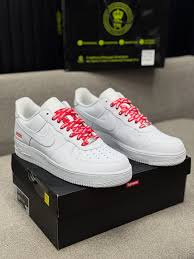 white supreme sneaker